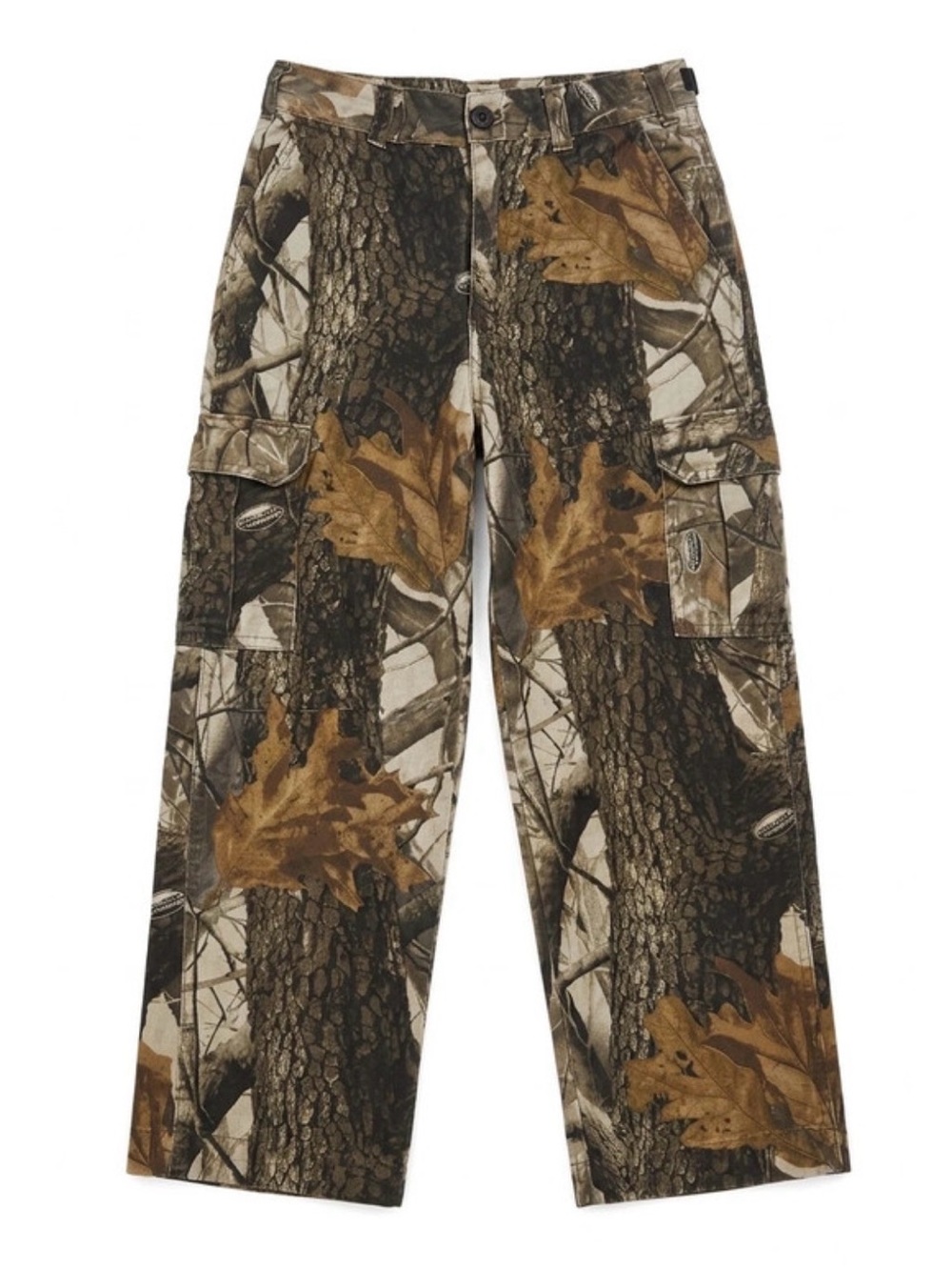 Boys Camouflage Cargo Pants - Brown/Green Camo